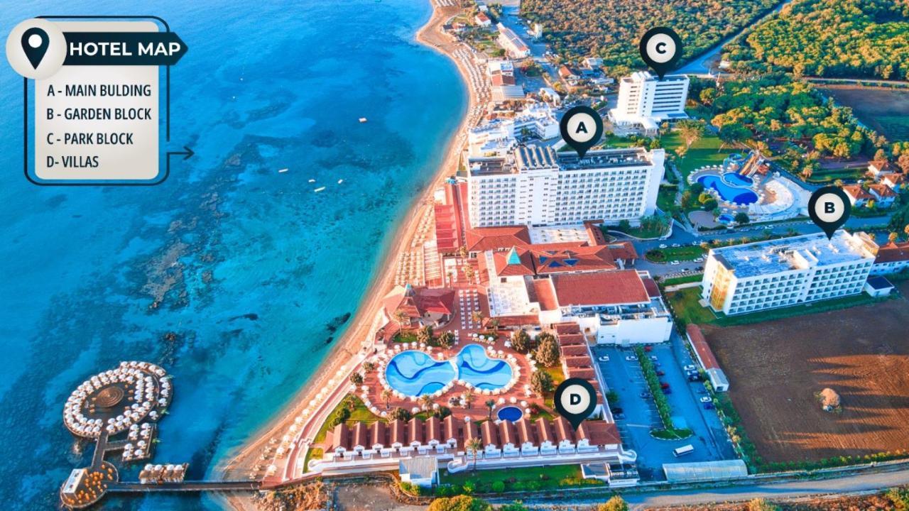 Salamis Bay Conti Resort Hotel & Casino Famagusta (Northern Cyprus) Exterior foto Hotels in the resort