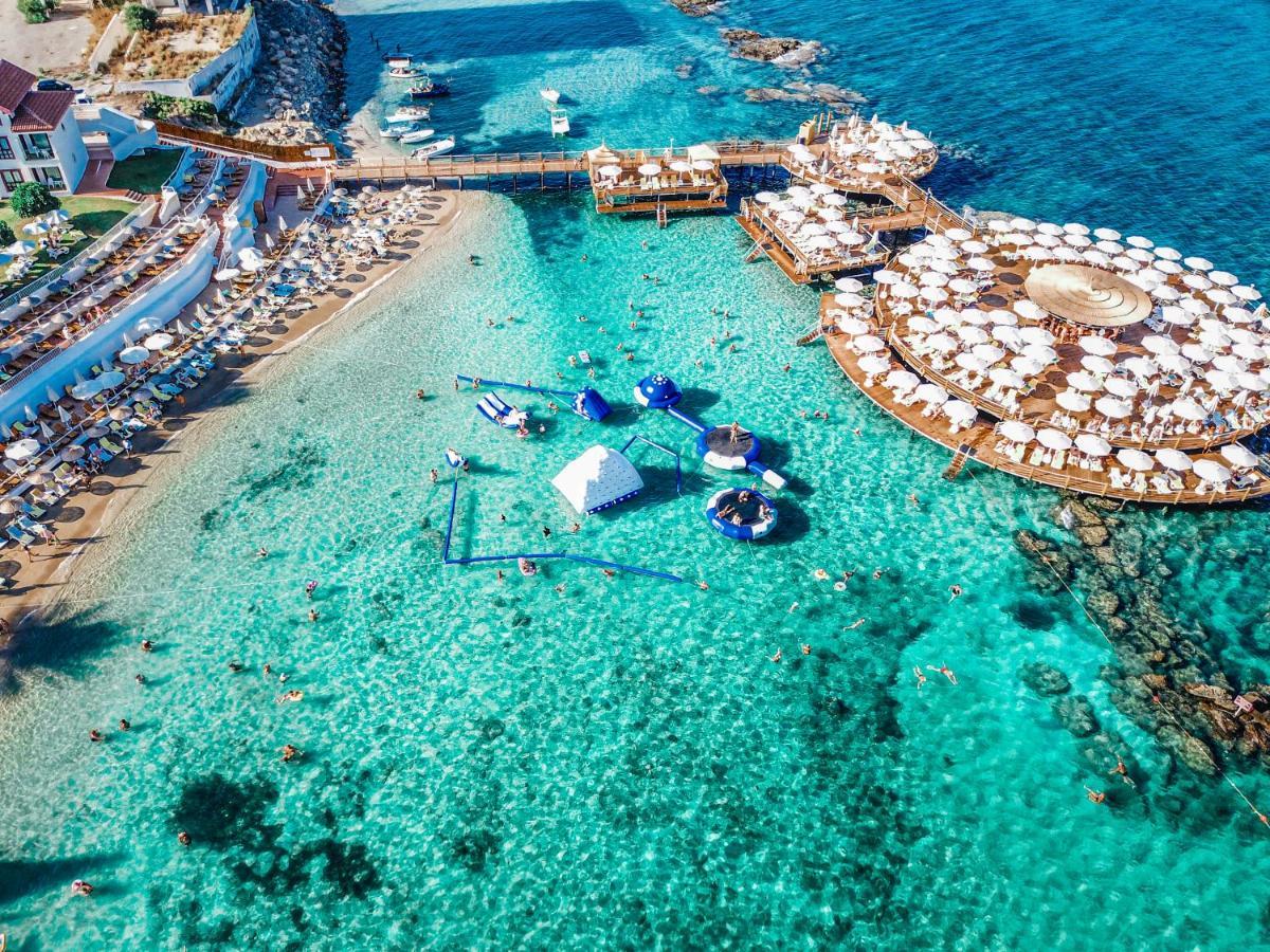 Salamis Bay Conti Resort Hotel & Casino Famagusta (Northern Cyprus) Exterior foto Aerial view of the beach