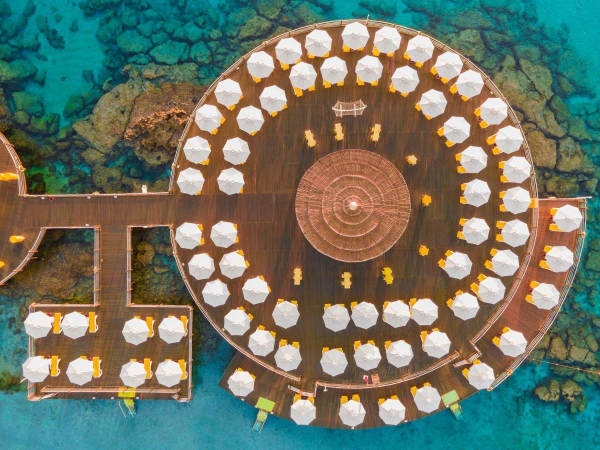 Salamis Bay Conti Resort Hotel & Casino Famagusta (Northern Cyprus) Exterior foto Aerial view of the floating bar